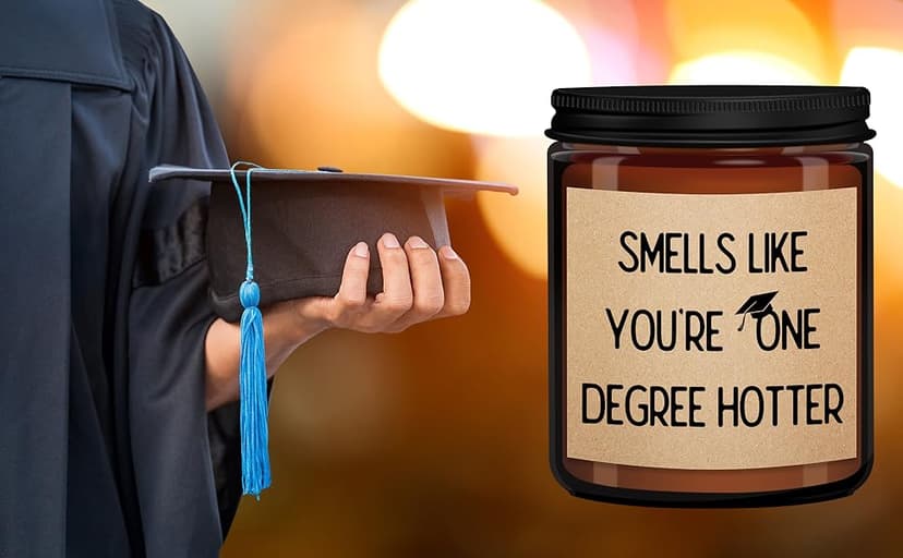 Graduation Gifts for Her/Him High School Seniors Class Of 2025 Nursing Grad Masters Degree 8th Grade College Graduation Gifts for Women Funny Congratulations Gift Candle for Sister Son Daughter Friend