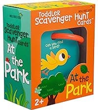 MOLLYBEE KIDS Toddler Scavenger Hunt Cards at Home, Toddler Activity, Ages 2, 3, Indoor Scavenger Hunt Game