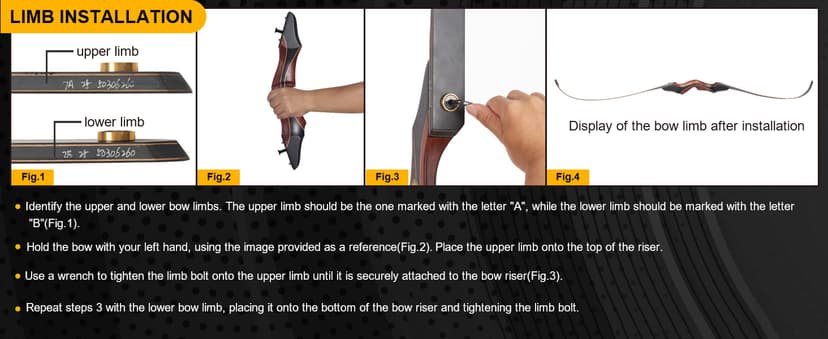 TOPARCHERY Archery 60" Takedown Hunting Recurve Bow and Arrow Set for Adults Practice Competition Longbow Kit 30-50lbs with 6pcs Arrows Right Hand Black
