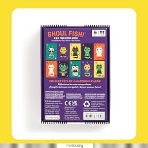 Mudpuppy Ghoul Fish! – Ghoul Version of Classic Kids Go Fish Card Game with Cute Illustrations of Ghoulish Cats for Children Ages 4 and Up, 2-4 Players