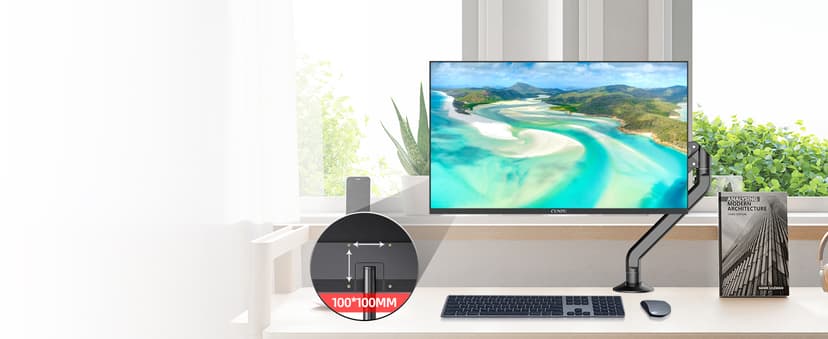 CUNPU 24 Inch Touchscreen Monitor, 10 Point Touch, FHD 1080P 75Hz IPS Screen, 100% SRGB, VESA Wall Mountable, Tilt Adjustment, VGA HDMI USB for PC, Laptop Business & Work Station, Warehouse