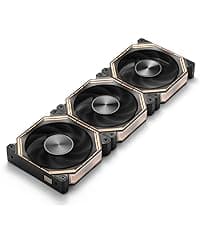 darkFlash Full-Tower ATX Gaming PC Case, Vertical GPU Mounting, Back Plug-in Motherboard, Dual-Chamber, Panoramic Glass, Up to 2 x 360mm Radiators, RTX 40 Compatible(DY470) (1 PWM ARGB Fans, Black)