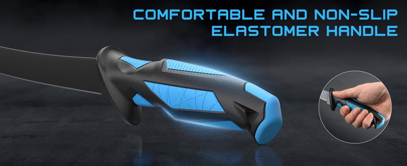 Fillet Knife Kit Combo, Fishing Knives and Honing Rod, Ultra-Sharp G4116 German Stainless Steel, Non-Slip Handle, Durable Storage Bag, Fishing Gifts for Men