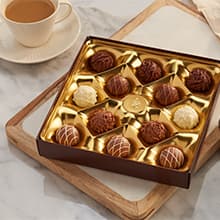 Lindt Gourmet Chocolate Truffles Gift Box, Assorted Chocolate Candy for Mother's Day Gifts, 26 Count, 14.7 oz. Box