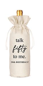 Socive 21st Birthday Wine Bag, Presents for 21st Birthday girl, 21 Years Old Gift Idea Wine Bag for Her Girl Friend, Sister Party Decorations B0B21FJ1NH