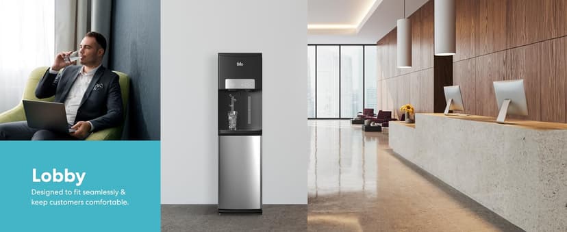 Brio ICE 420 Water Cooler Dispenser for 5 Gallon Bottle with Ice Maker, Bottom Load | UV Self Cleaning Technology, Night Light, Child Safety Lock & 2X Fast Dispense | NSF Certified - Black & Stainless