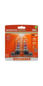 SYLVANIA - 9006 XtraVision Halogen Headlight Bulb - High-Performance Car Headlight - Replacement Halogen Light - For Automotive - 2 Bulbs