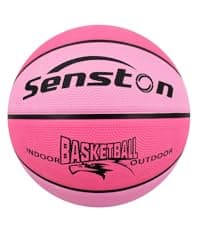 Senston 27.5‘’/29.5'' Basketball Outdoor Indoor Rubber Basketball Ball for Kids/Adult Official Size 5/7 Basket Ball with Pump