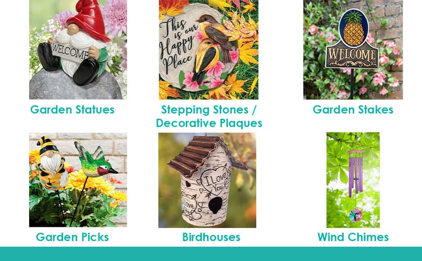 Spoontiques - Garden Décor - Grandma’s Garden Stepping Stone - Decorative Stone for Garden