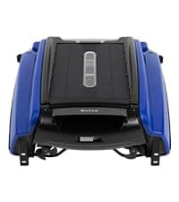 Betta SE Solar Powered Automatic Robotic Pool Surface Skimmer Cleaner with 24/7 Continuous Cleaning Battery Power and Re-Engineered Twin Salt Chlorine Tolerant Motors (Blue)