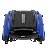 Betta SE Plus - Solar-Powered Robotic Pool Skimmer with 24/7 Continuous Cleaning Power, Dual Charging Options, Twin Salt Chlorine Tolerant Motors, and Shallow Water Safeguard