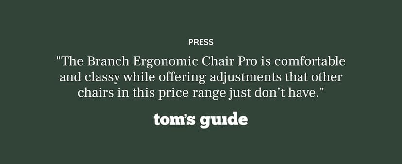 Branch Ergonomic Chair Pro - Mesh Office Chair with 14 Points of Adjustment - Height, Depth & Tilt Adjustable - 5D Armrests - Forward Tilt, Smooth Recline, and Lumbar Support - Black