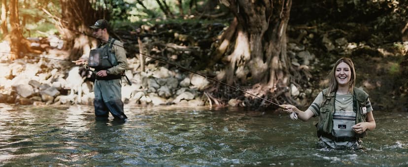 Trudave Fishing Waders, Waterproof Chest Waders for Men & Women, Lightweight Fly Fishing Stockingfoot Waders for Hunting