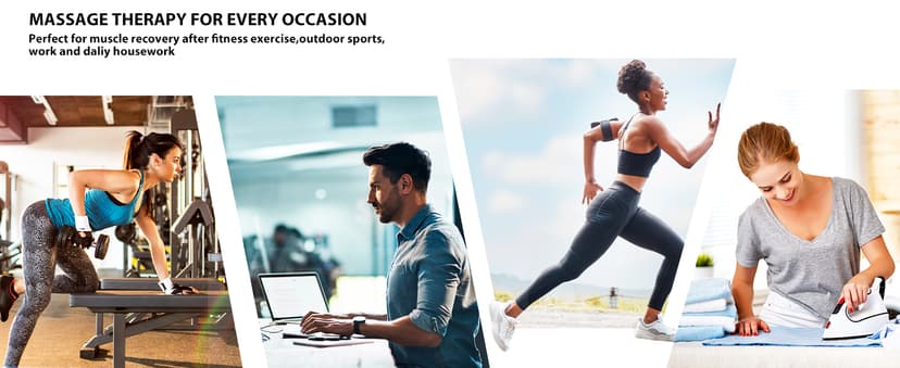 Massage Gun Deep Tissue, Handheld Electric Muscle Massager, High Intensity Percussion Massage Device for Pain Relief with 9 Attachments & 30 Speed(Black)