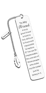 Gift for Best Friend Women Men Friendship Gift for Him Her Christmas Birthday Graduation Gifts for Friends Sentimental To My Friend Keychain Thank You Gifts Bestie