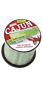 Zebco Cajun Line Smooth Cast Fishing Line, Low Vis Ragin' Red