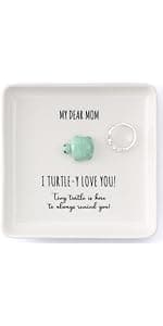 HOME SMILE Ring Holder Printed Ring,Engagement Engaged Wedding Bridal Gifts for Newly Engaged Friend,Daughter, Sister,Newlyweds,BFF