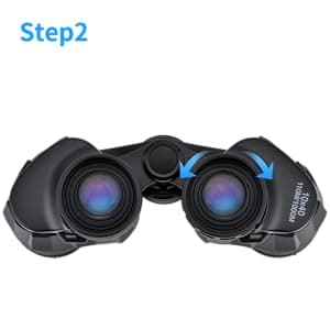 10x40 Professional HD Binoculars for Adults & Youth,Shock Proof Binocular with BAK4 FMC Lens, Large View & Waterproof Binoculars Perfect for Bird Watching,Hunting,Camping,Travel,Sports,Black