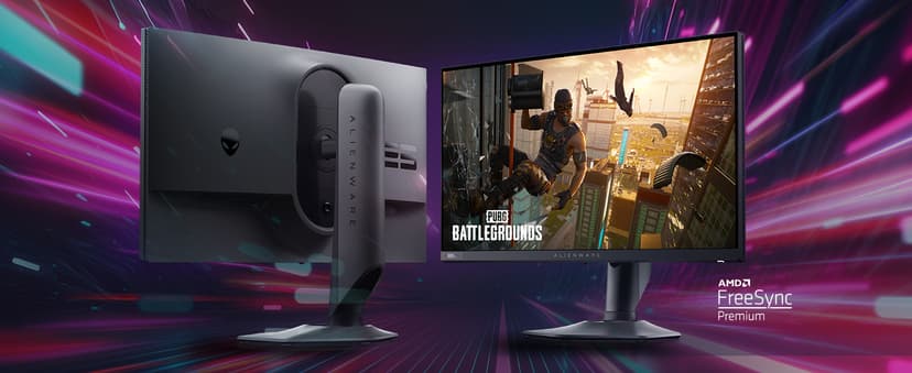 Alienware AW2524HF Gaming Monitor - 24.5-inch (1920x1080) 500Hz (Overclock) 0.5ms Display, Height/Tilt/Swivel/Pivot Adjustability, 3yr Advanced Exchange-Black