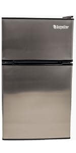 EdgeStar CRF321SS 3.1 Cu. Ft. Dorm Sized Energy Star Compact Fridge/Freezer