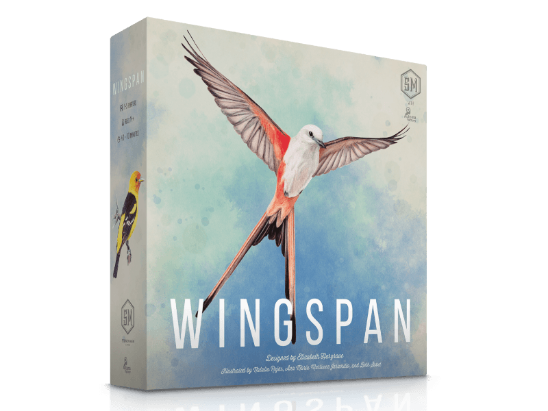 Stonemaier Games: Wingspan (Base Game) by Elizabeth Hargrave | A Relaxing, Award-Winning Strategy Board Game About Collecting Birds for Adults and Family | 1-5 Players, 70 Mins