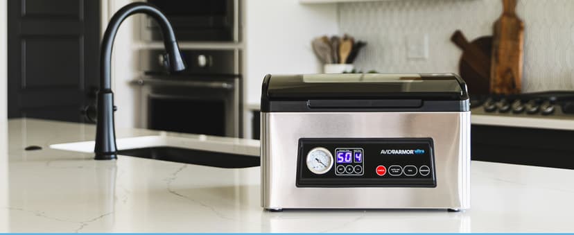 Avid Armor Ultra Series USV32: Premium Chamber Vacuum Sealer Machine High-Performance Vacuum Chamber Sealer for Professional and Home Use, Ideal Commercial Vacuum Sealer Machine for Food Preservation