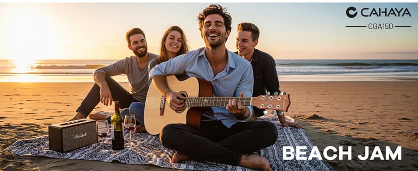 CAHAYA Acoustic Guitar Beginner Set - 41" Full Size Spruce Top Mahogany Body with Okoume Neck Rosewood Fingerboard, GA Cutaway Design, Balanced Rich Tone with Gig Bag, Strap, Capo, Strings & Picks