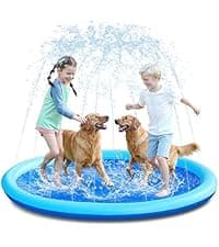 SLOOSH Inflatable Pool Floats Lounger Adult, Pool Float Lounge Raft Floaties Water Floating Recliner Chair with Cup Holders Foot Rest Swimming Floaty