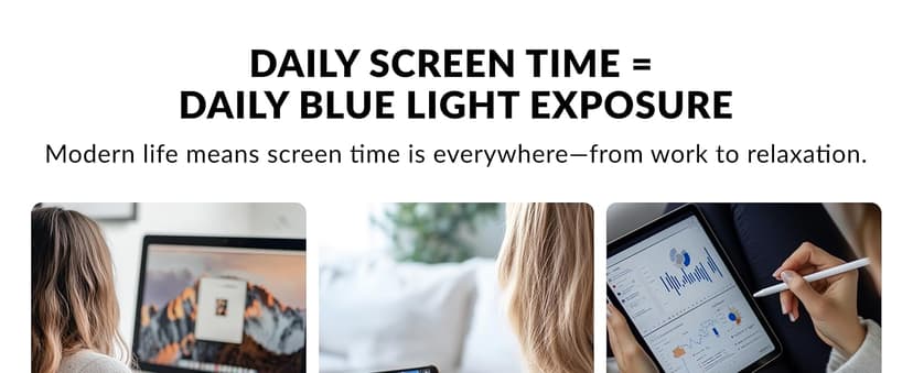 WINTOO Blue Light Glasses for Woman Men | 99% Blue Light Blocking Glasses for Computer Gaming TV Phone Screen Square Frame | Anti Eyestrain & UV Glare Protection - 5 Pair
