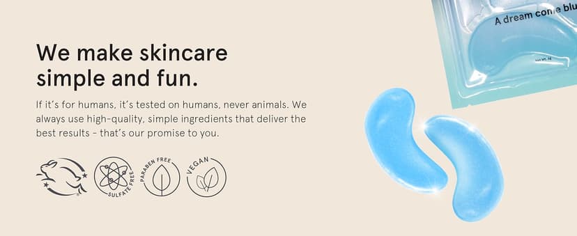 grace & stella Under Eye Patches (12 pairs) Eye Masks for Puffy Eyes and Dark Circles - Birthday Gifts for Women, Bachelorette Party Favors, Bridesmaid, Self Care and Relaxation Gifts for Her - Vegan