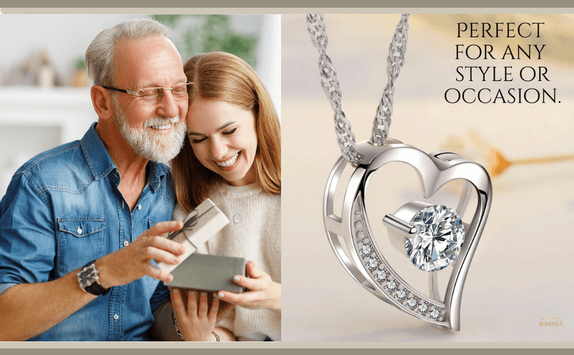 To My Daughter Necklace From Dad With Heartfelt Message, Daughter Birthday Present From Dad, Jewelry Gifts For Graduation for Her From Mom or Daddy, 14K Pendant