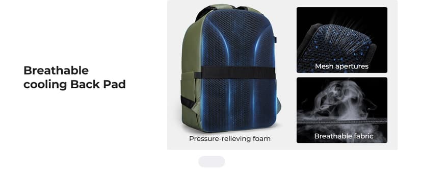 K&F CONCEPT Camera Bag Backpack, Professional DSLR/SLR/Mirrorless Camera Backpack, Photography Camera Case with Tripod Holder & Rain Cover Compatible with Canon/Sony/Nikon/FUJIFILM