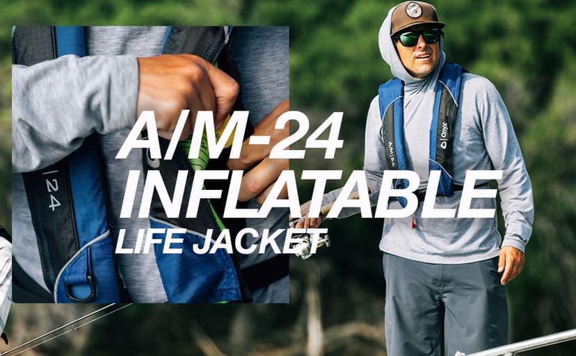 Onyx A/M-24 Automatic/Manual Inflatable Life Jacket, U.S. Coast Guard Approved, Low Profile, Compact Design, Manual Convertible Inflation Option