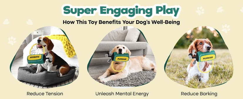 PUPROAR Golf Dog Toy, Dog Birthday Gift, Funny Squeaky Plush Rope Golf Bag Toy for Small, Medium & Large Breeds B0D9PDDT2D