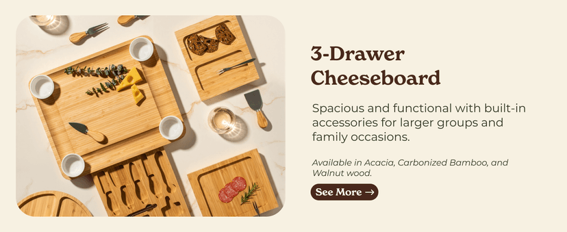 SMIRLY Charcuterie Board Set - Large Bamboo Cheese Board for Serving - House Warming Gifts New Home, Wedding & Bridal Shower Gift, Birthday Gift for Women