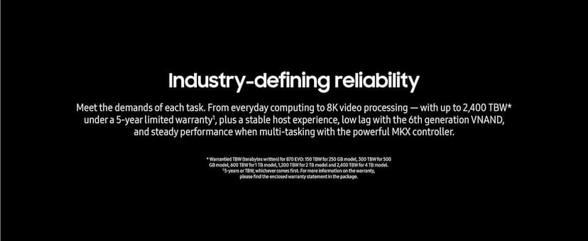 Samsung 870 EVO SATA III SSD 1TB 2.5” Internal Solid State Drive, Upgrade PC or Laptop Memory and Storage for IT Pros, Creators, Everyday Users, MZ-77E1T0B/AM