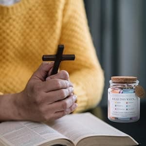 Read This When Bible Verses Jar For Daily Encouragement – Christian Gifts for Women, Birthday Gifts for Women, Christmas Gifts for Women, Birthday Gifts for Mom, Graduation & Teacher Gifts