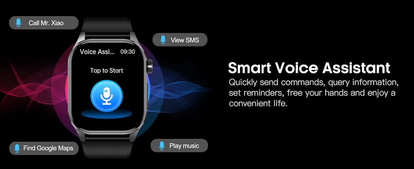 Advanced Health Smartwatch for Women Men with Real-Time Monitoring of Heart Rate, Blood Oxygen, Body Temperature, Blood Pressure, Sleep Auality and Stress Levels.Always-On Display, for Android & iOS
