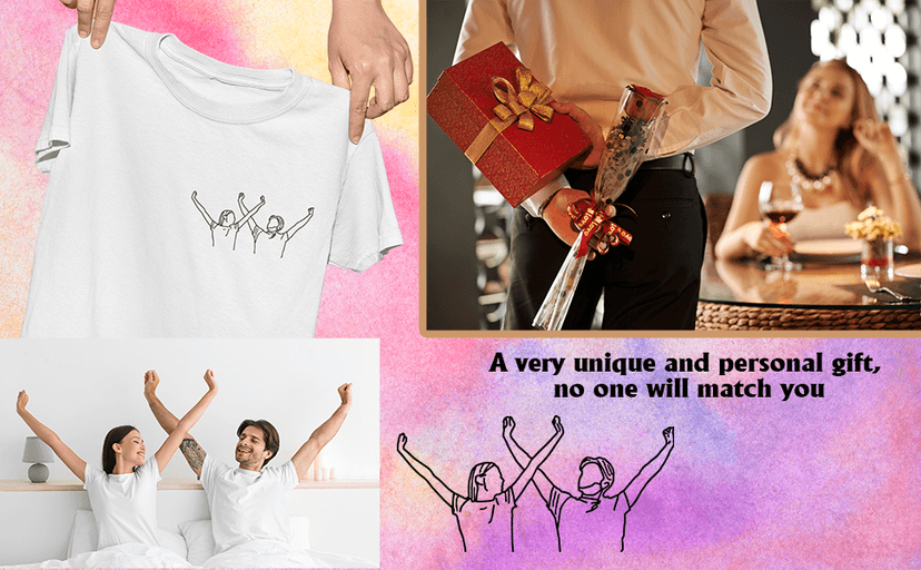 Custom Hoodies Design Your Own, Shirt Portrait From Photo, Valentines Customized Gifts For Boyfriend 2024