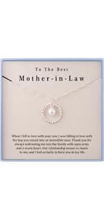 Burning Love Mother in Law Necklace Mom Gifts Mother Daughter Necklace Sterling Silver Circle Necklaces for Mother in Law Gifts Christmas Holiday Jewelry