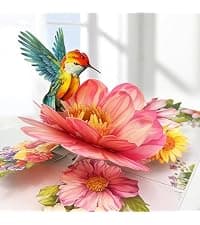 Happy Birthday Gifts Cards for Women, Daughter, Mom, Sister, Friend, Butterflies Greeting Card with Blank Notecard & Envelope Birthday Cards for Women, Butterfly Pop Up Card Box B0FHW31JY5