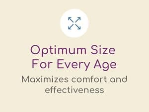 Breathe Baby Pacifier – Patented Design for Natural Oral & Facial Development - BPA-Free, Latex-Free, Pediatrician Developed - Dishwasher Safe 2 Pack (Stage 1: 0-3 Months)