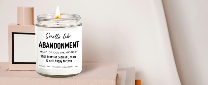 Funny Scented Candle, Coworker Leaving Gifts for Women, Men - Going Away, Goodbye, Farewell Gifts for Coworkers, Friends, Boss, Work Bestie - Retirement, Moving Away Present Ideas - 9 oz