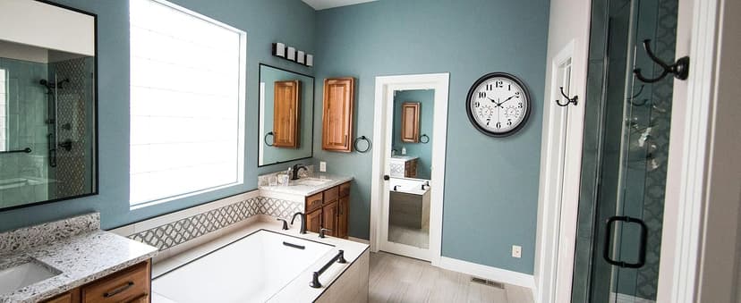 45MinST 13-Inch Vintage Outdoor Wall Clock with Thermometer and Hygrometer, Waterproof, Large Numbers, Silent, for Indoor and Outside Use,Porch,Garden,Pool(Black Frame with Silver Trim)