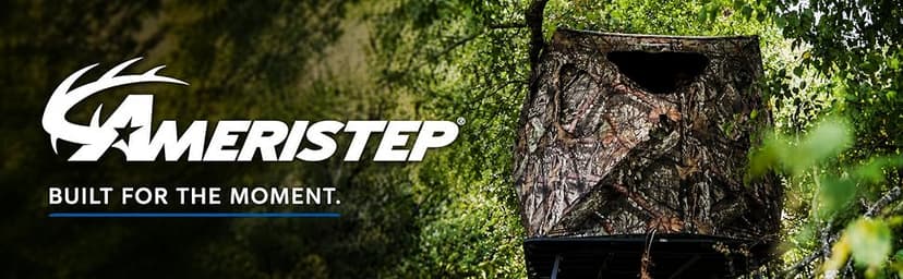 Ameristep Brickhouse Hunting Blind | 3-Person Ground Blind in Mossy Oak Break-Up Country, One Size