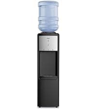 VECYS Self-Clean Bottom Loading Ice Maker Water Dispenser for 5 Gallon Bottle, Hot Cold Room Water 22LBS Daily Ice Making, Child Safety Lock, Black