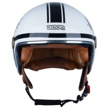 Open Face Motorcycle Helmet for Adults, DOT Approved,3/4 Retro Vespa Helmet, Dual Visors Men's and Women's Motorbike Casco for Moped Cruiser Bobber and Chopper