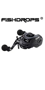 Fishdrops Spinning Fishing Reels 12+1BB Ultra Lightweight Carved Aluminum Spool Reels Affordable Smooth Spinning Reels
