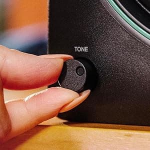 Mackie CR3.5 3.5" Creative Reference Powered Studio Monitors with Tone Knob and Location Switch — Active Speakers for Music Production, Desktop Computer, Gaming, HiFi Listening