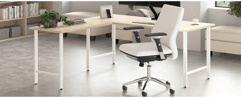 Bush Business Furniture Arden Lane High Back Tufted Office Chair with Arms in Black Leather, Comfortable Computer Desk Seating for Home or Professional Workspace